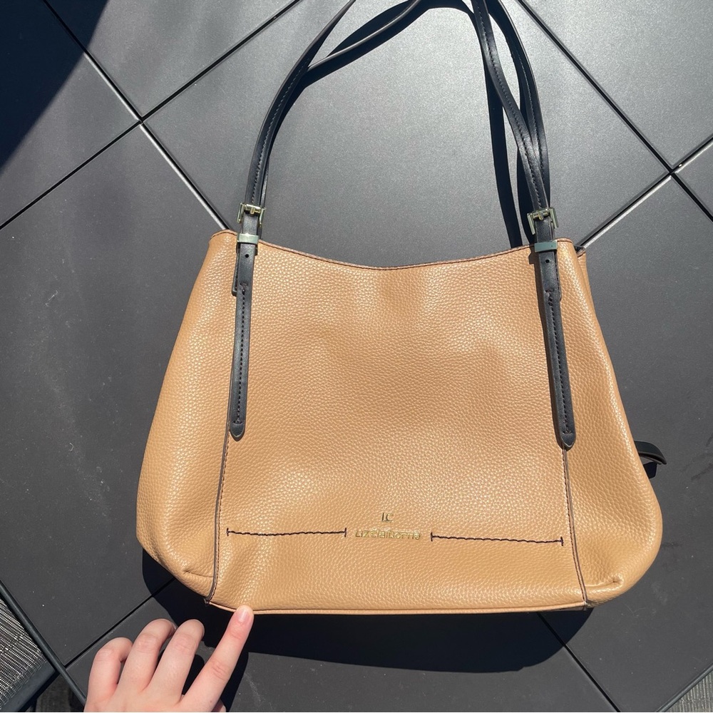 Tan and black Liz Claiborne Purse